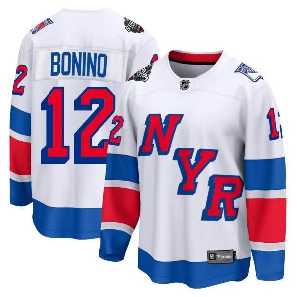 Fanatics Branded Nick Bonino New York Rangers Breakaway 2024 Stadium Series Jersey - White