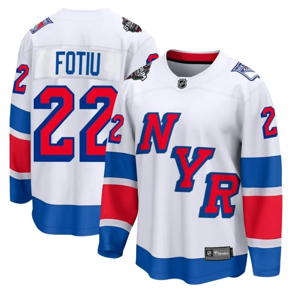 Fanatics Branded Nick Fotiu New York Rangers Breakaway 2024 Stadium Series Jersey - White