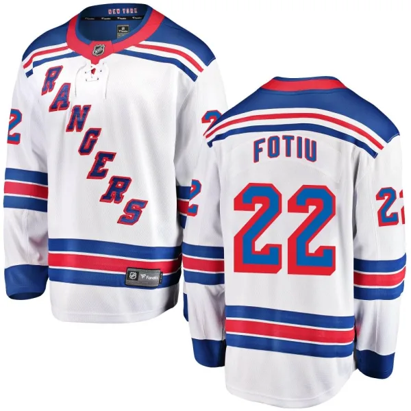 Fanatics Branded Nick Fotiu New York Rangers Breakaway Away Jersey - White