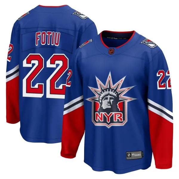 Fanatics Branded Nick Fotiu New York Rangers Breakaway Special Edition 2.0 Jersey - Royal