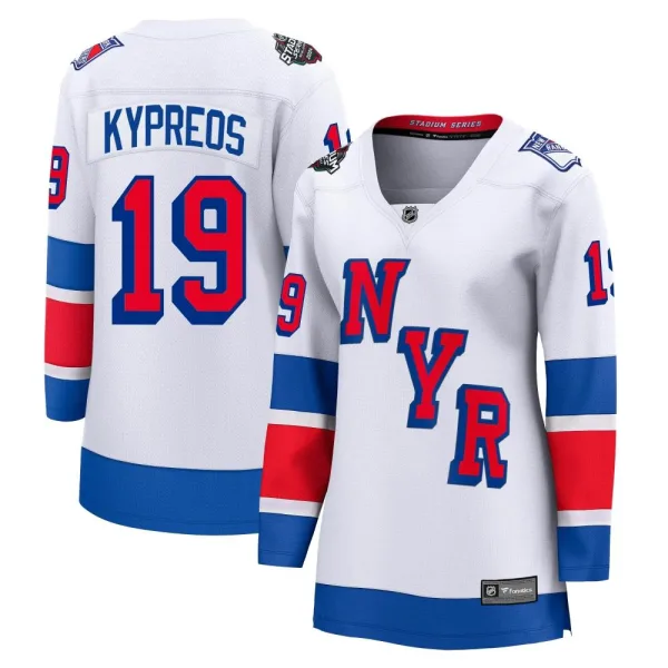 Fanatics Branded Nick Kypreos New York Rangers Women's Breakaway 2024 Stadium Series Jersey - White