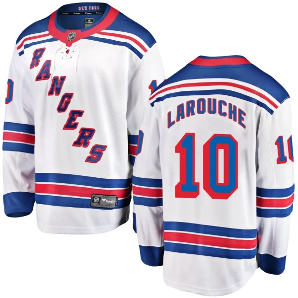 Fanatics Branded Pierre Larouche New York Rangers Breakaway Away Jersey - White