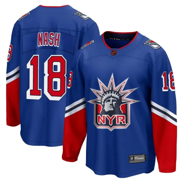 Fanatics Branded Riley Nash New York Rangers Breakaway Special Edition 2.0 Jersey - Royal