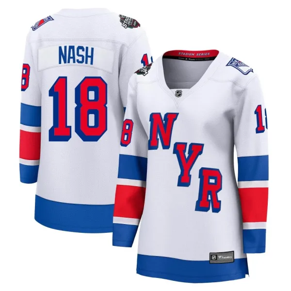 Fanatics Branded Riley Nash New York Rangers Women's Breakaway 2024 Stadium Series Jersey - White
