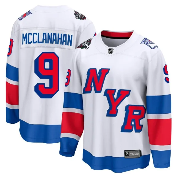 Fanatics Branded Rob Mcclanahan New York Rangers Breakaway 2024 Stadium Series Jersey - White