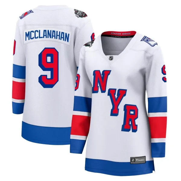 Fanatics Branded Rob Mcclanahan New York Rangers Women's Breakaway 2024 Stadium Series Jersey - White