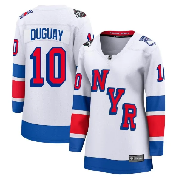 Fanatics Branded Ron Duguay New York Rangers Women's Breakaway 2024 Stadium Series Jersey - White