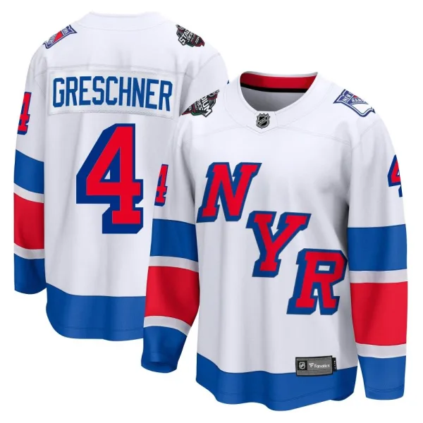 Fanatics Branded Ron Greschner New York Rangers Breakaway 2024 Stadium Series Jersey - White