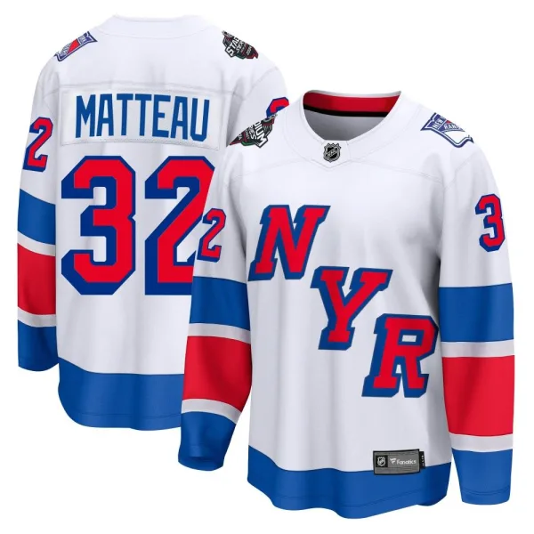 Fanatics Branded Stephane Matteau New York Rangers Breakaway 2024 Stadium Series Jersey - White