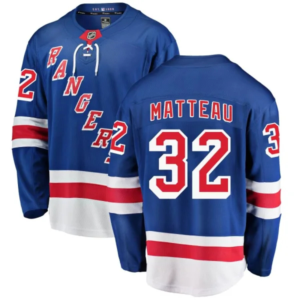 Fanatics Branded Stephane Matteau New York Rangers Breakaway Home Jersey - Blue