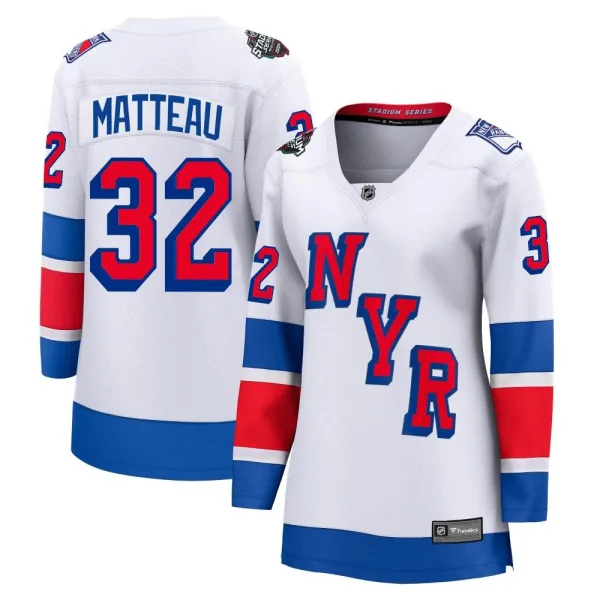 Fanatics Branded Stephane Matteau New York Rangers Women's Breakaway 2024 Stadium Series Jersey - White