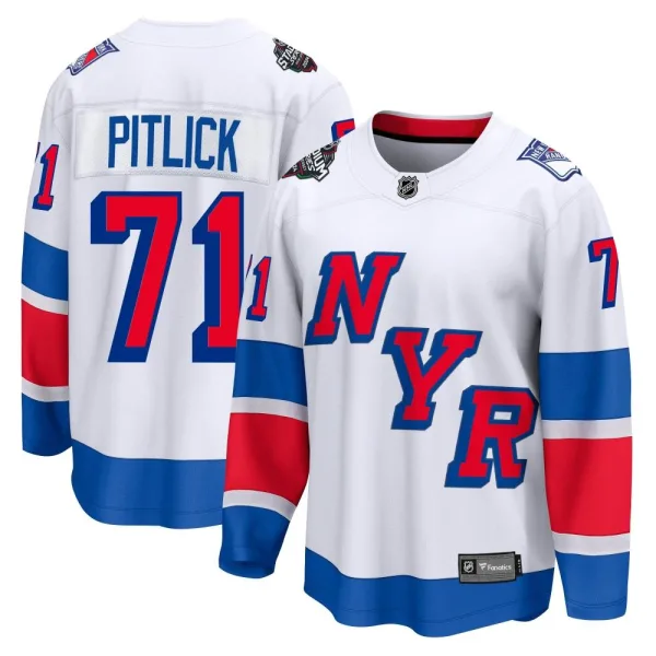 Fanatics Branded Tyler Pitlick New York Rangers Breakaway 2024 Stadium Series Jersey - White