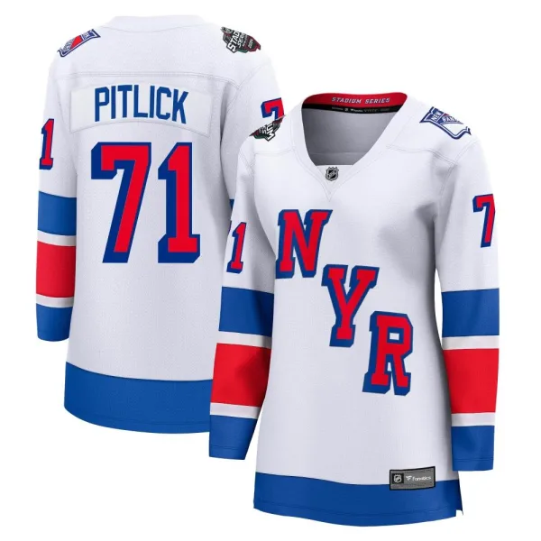 Fanatics Branded Tyler Pitlick New York Rangers Women's Breakaway 2024 Stadium Series Jersey - White