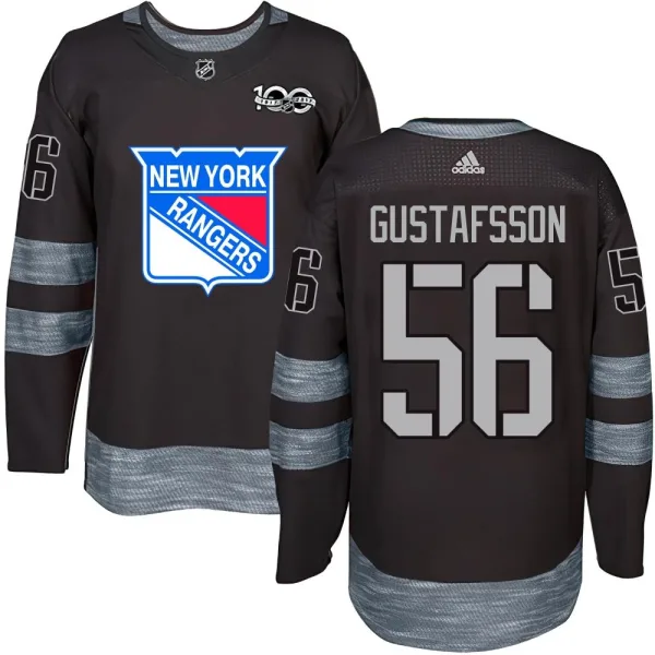 Erik Gustafsson New York Rangers Authentic 1917-2017 100th Anniversary Jersey - Black