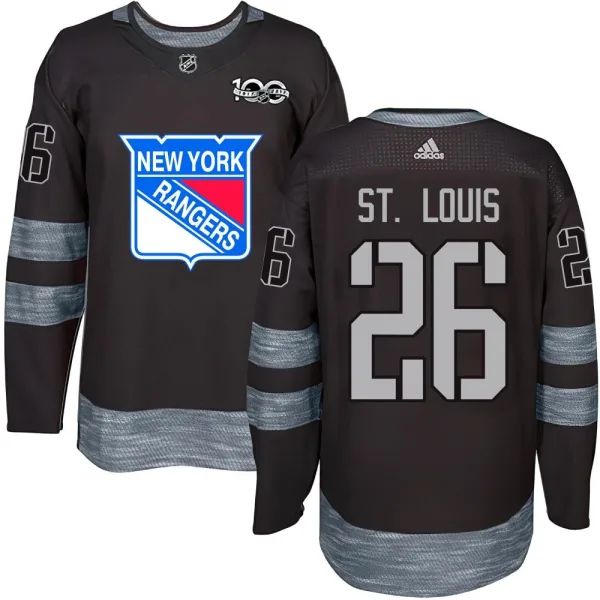 Martin St. Louis New York Rangers Youth Authentic 1917-2017 100th Anniversary Jersey - Black