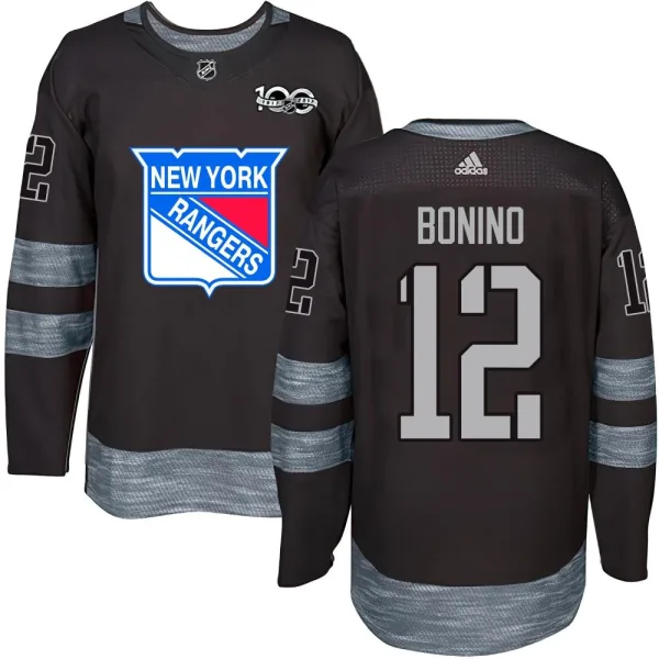 Nick Bonino New York Rangers Authentic 1917-2017 100th Anniversary Jersey - Black