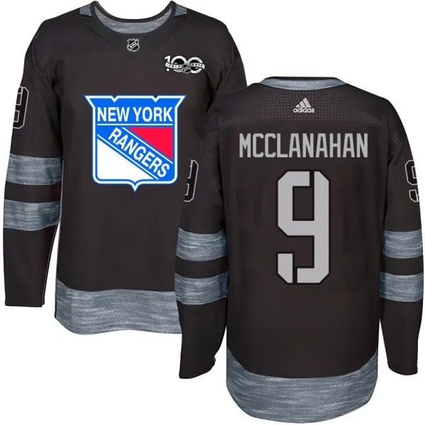 Rob Mcclanahan New York Rangers Youth Authentic 1917-2017 100th Anniversary Jersey - Black