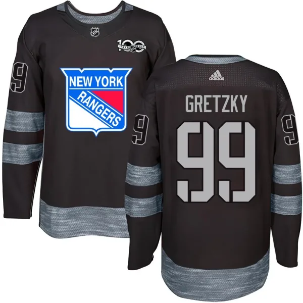 Wayne Gretzky New York Rangers Authentic 1917-2017 100th Anniversary Jersey - Black