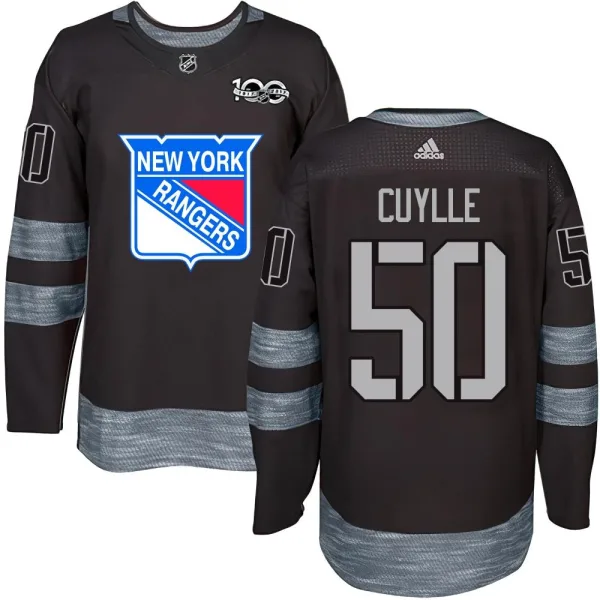 Will Cuylle New York Rangers Youth Authentic 1917-2017 100th Anniversary Jersey - Black